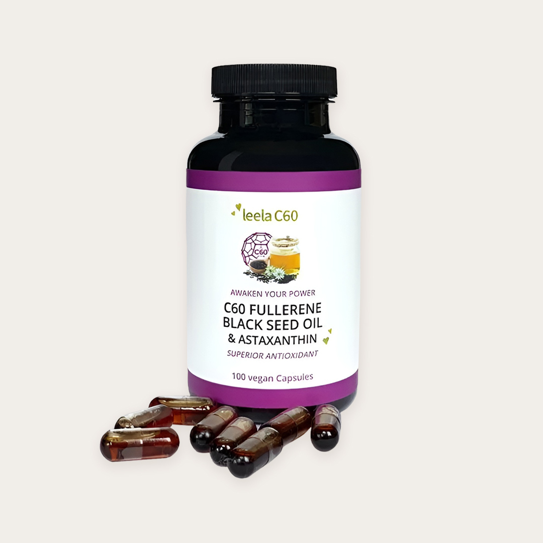 Black Seed Oil Capsules +Astaxanthin organic 100 pcs. (1,000 mg each capsule)