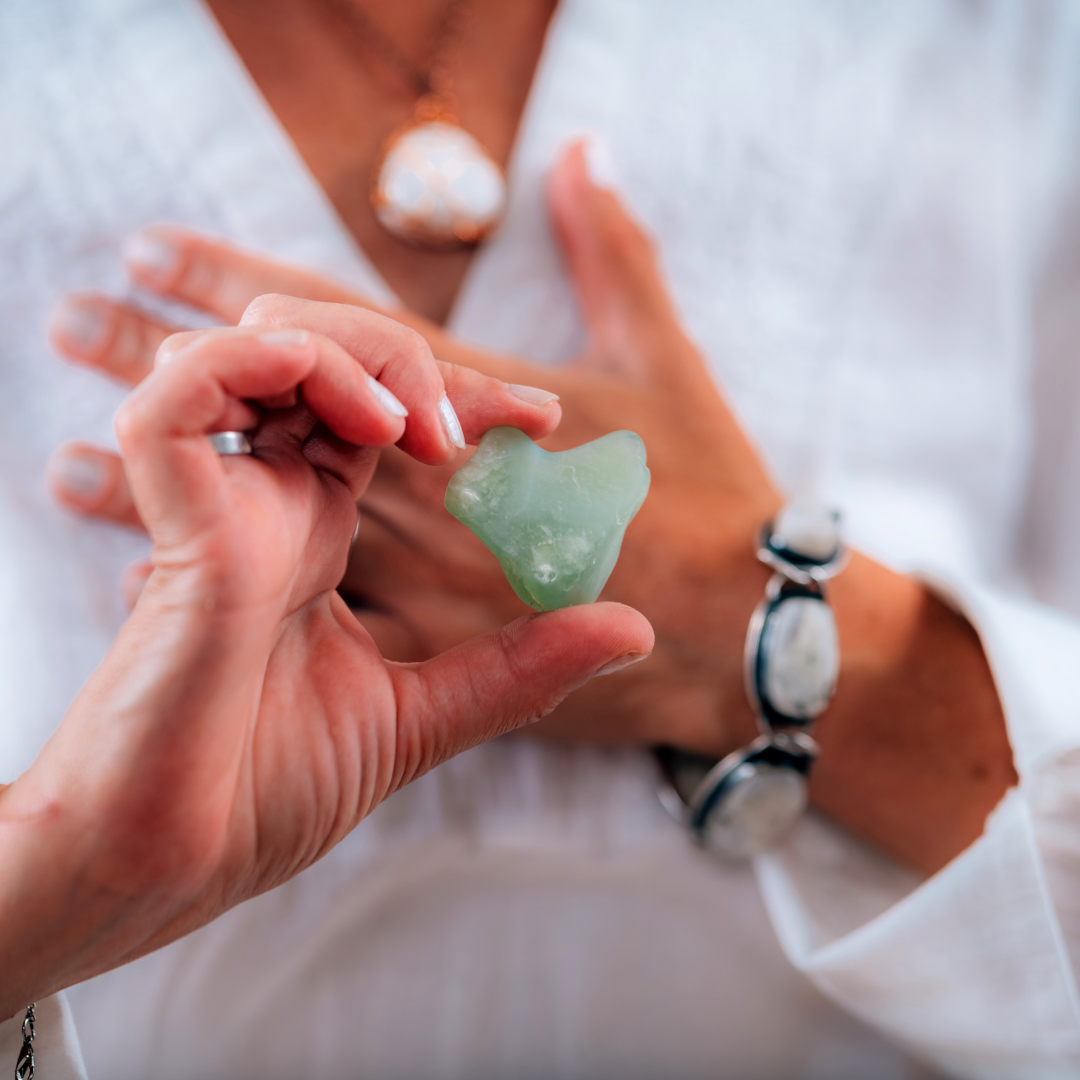 Heart Chakra Meditation with Green Aventurine Crystal