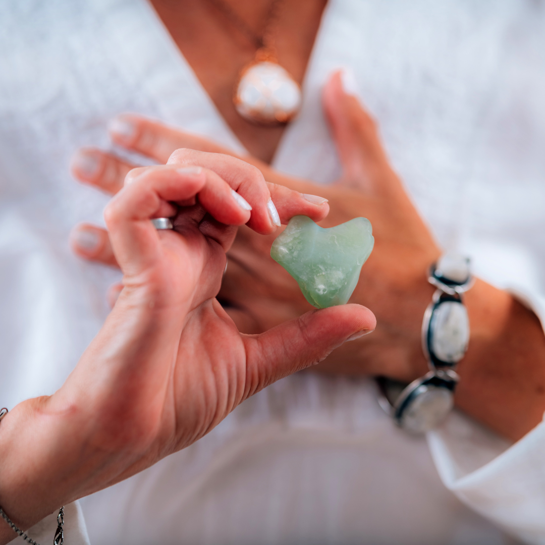 Heart Chakra Meditation with Green Aventurine Crystal
