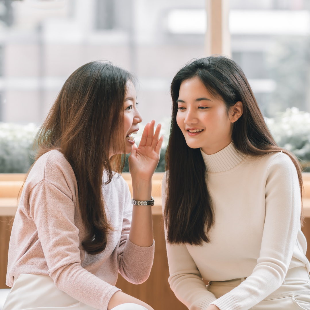 Woman listening to her friend