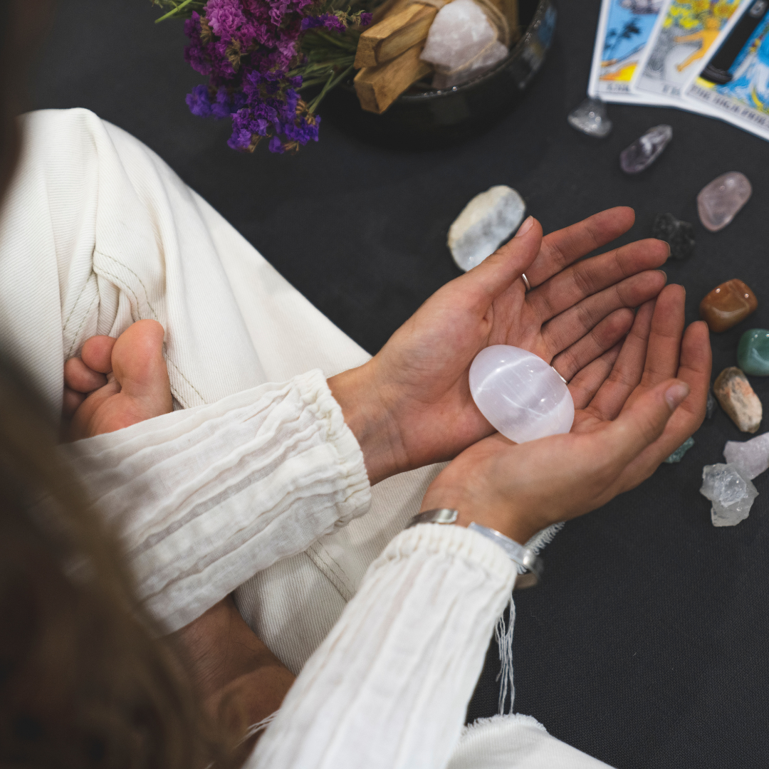 Person Holding a Stone