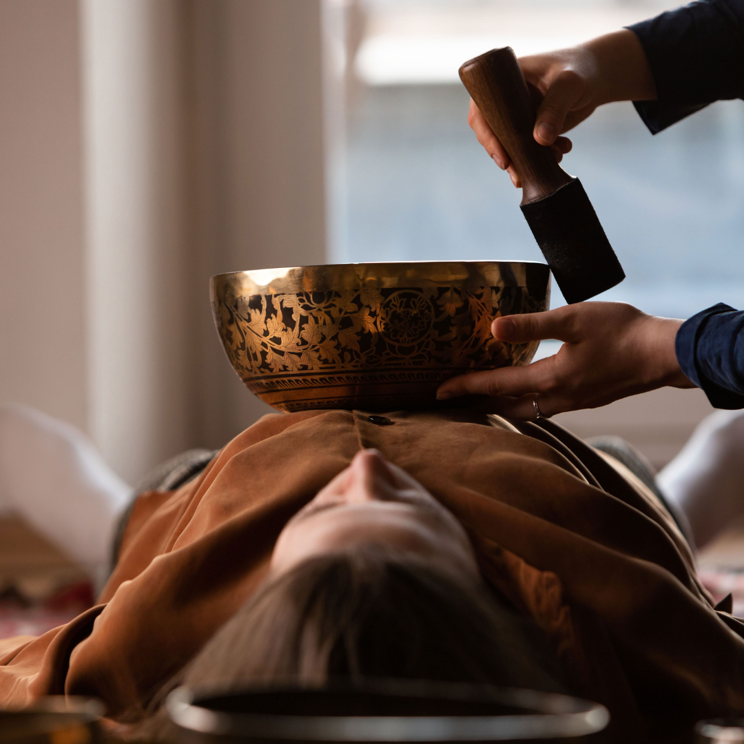 Woman During a Sound Therapy