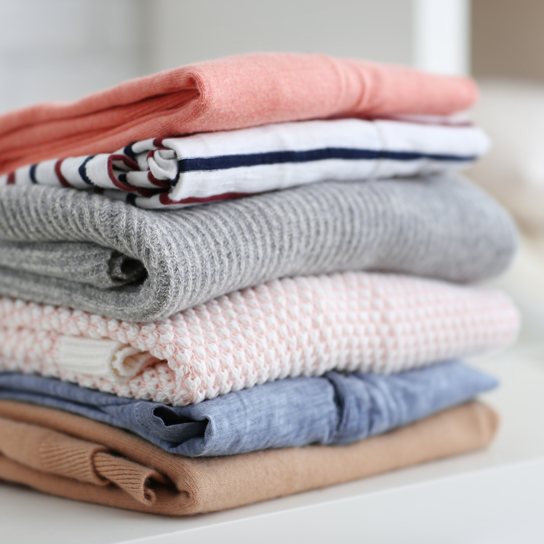 Pile of Clothes on Table