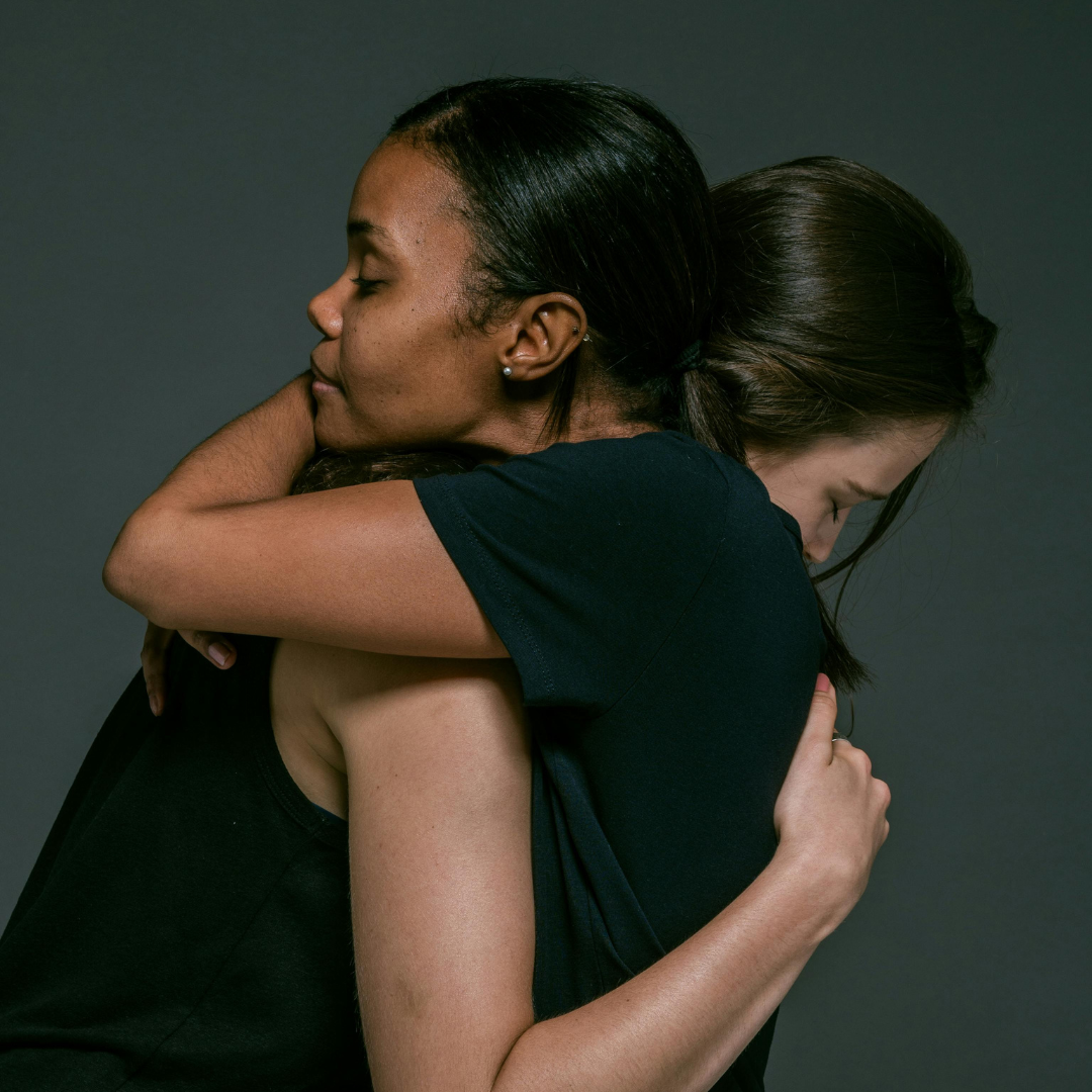 Women Hugging to Show Empathy