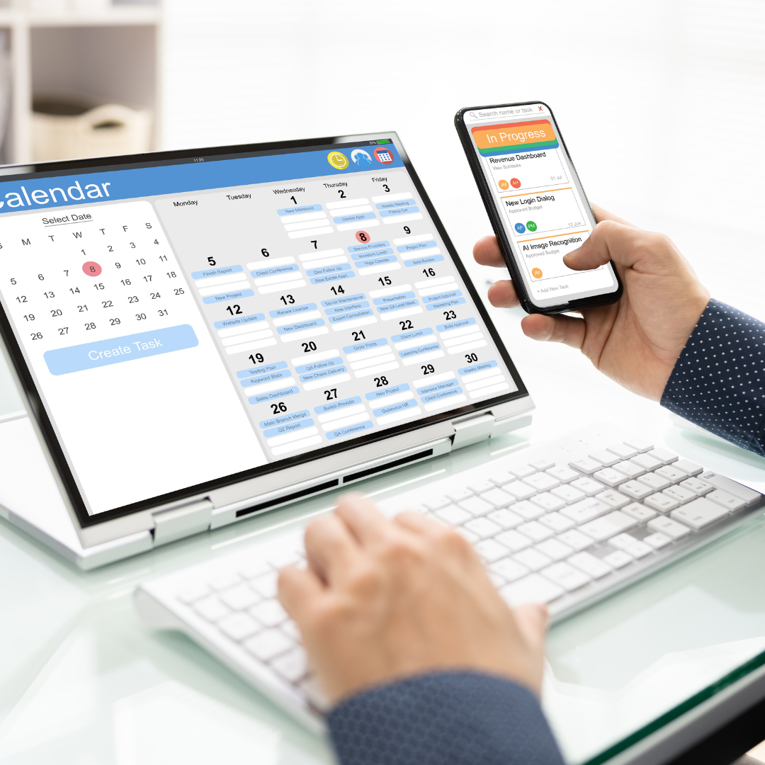 Digital Calendar Schedule Software In Office