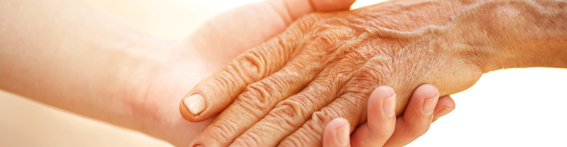 Young Person Holding the Hand of an Elderly Person